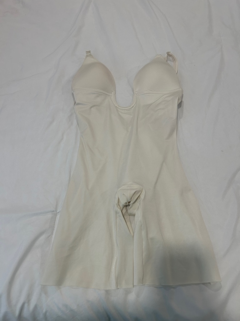 SPANX Cream Seamless Shaping Slip with Built-In Cups
